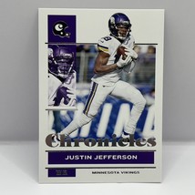 2021 Panini Chronicles Football Justin Jefferson Base #52 Minnesota Vikings - £1.55 GBP