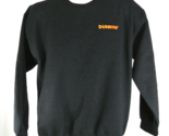 DUNKIN&#39; DONUTS Employee Uniform Sweatshirt Black Size S Small NEW - $33.68