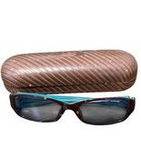 Oakley Womens Tortoise &amp; Blue Emblem 2.0 Rectangular Sunglasses W/ Case - €123,74 EUR