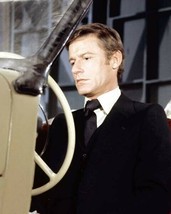 Roddy McDowall in suit and tie sits at wheel of vintage car 8x10 inch photo - £7.66 GBP