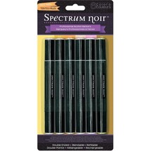Crafter&#39;s Companion Spectrum Noir Alcohol Markers  Pale Hues  Pack of 6 - £25.82 GBP
