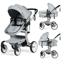 Babyjoy High Landscape Stroller 2-In-1 Foldable for Infant with Reversible Seat - £164.41 GBP