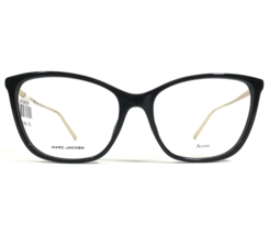 Marc Jacobs Eyeglasses Frames 436 807 Black Gold Square Full Rim 55-17-140 - £58.66 GBP