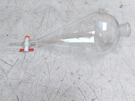 Chipped Glass KIMAX 38 2000mL Funnel Flask w/ Stopper AS-IS - $80.19
