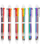 30 PCS 6-In-1 Multicolor Ballpoint Pens 0.5Mm Party Favors 6 Colors Retr... - €16,91 EUR