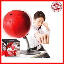 Compact Leather Punching Bag with Strong Suction for Kids &amp; Adults Stres... - $33.65