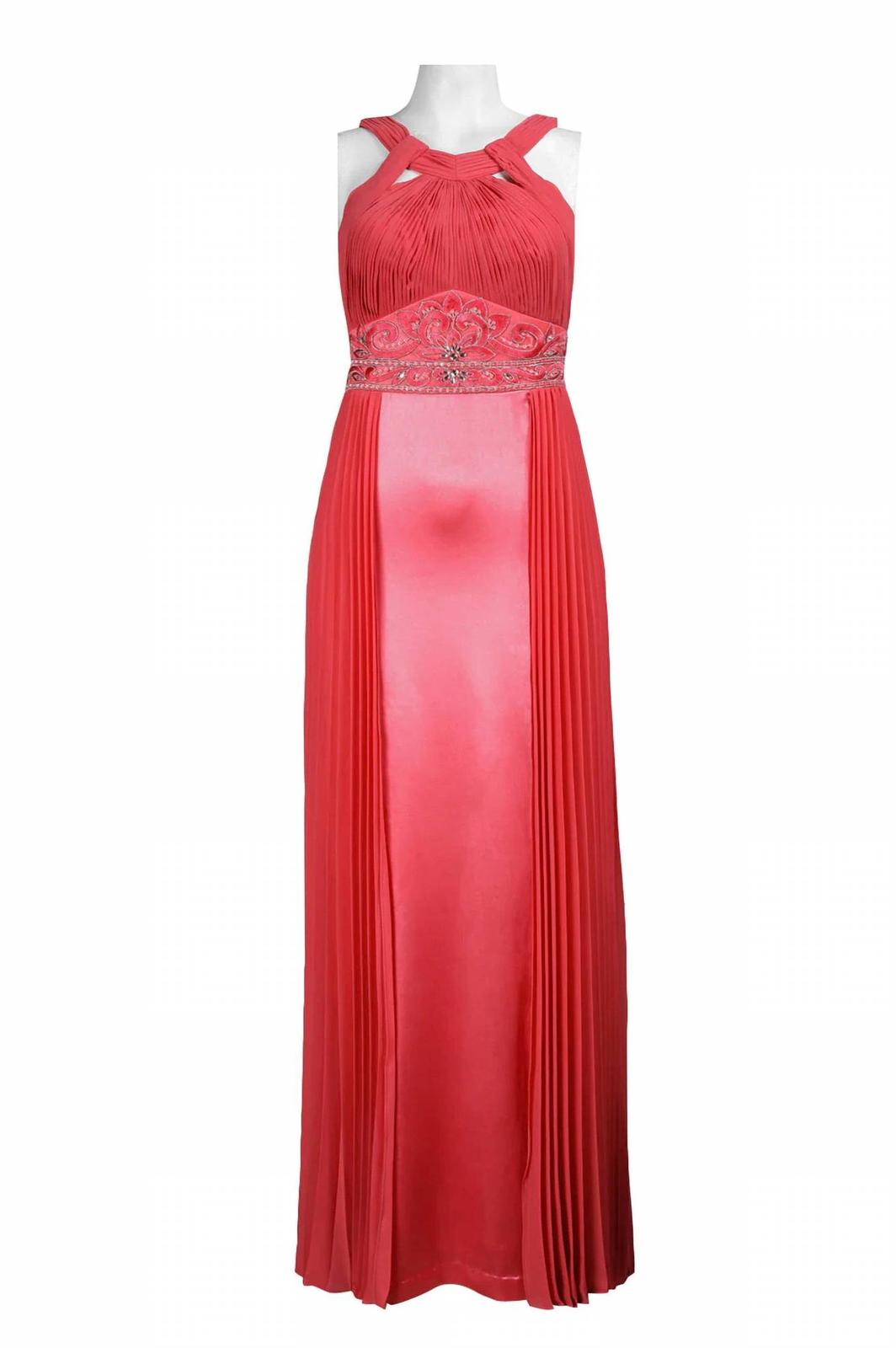 Sue Wong Beaded Waist Accordion Dress Size 8 - $64.35