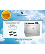 HP Laserjet M553DN B5L25A  Duplex Network Color Printer PLUS extra toner... - £609.38 GBP