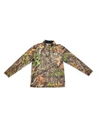 NFL Team Apparel TX3 cool Shirt Mens Large Camo 1/4 Zip Green Bay Packers  - $26.29 CAD
