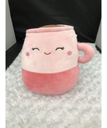 Squishmallow Emery Cappuccino Soft Pink Coffee Latte Plush Toy 8&quot; NO TAGS - £7.91 GBP