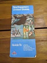 Vintage Amoco Northeastern United States Brochure Map - $10.89