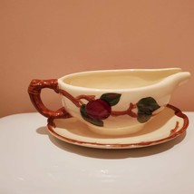 Franciscan Apple Gravy Boat, Vintage 1960, Mid Century MCM, Made in USA Pottery image 5
