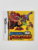 Fossil Fighters DS (Nintendo DS, 2009)  Instruction Manual ONLY Good con... - $12.86