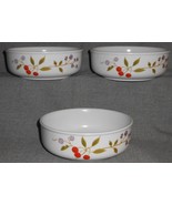 1970s Set (3) Noritake BERRIES &#39;N SUCH PATTERN Cereal or Soup Bowls - $731.94 MXN