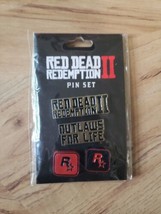 Red Dead Redemption 2 Pin Set Collectible Sealed Rockstar. Free Shipping - $22.76