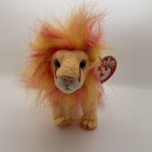 TY Beanie Babies BUSHY the Lion 2000 PE #448EETAX - £5.41 GBP