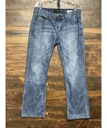 Guess Marcus Fit Jeans Men Relaxed Boot Jeans Size 34x32 Casual Blue Denim - $46.68 CAD