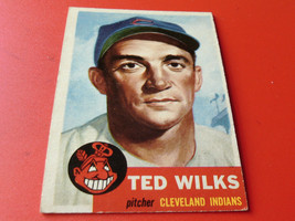 1953  TOPPS    TED  WILKS   #  101    CLEVELAND  INDIANS    BASEBALL  !! - £59.25 GBP