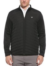 Callaway Men&#39;s Quilted Puffer Golf Jacket CGRFD0D4RS Black L Large Nwt $95 - £39.33 GBP