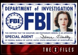 The X-Files TV Series Dana Scully FBI Badge Photo Refrigerator Magnet NE... - $4.99