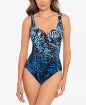 MIRACLESUIT One Piece Swimsuit Underwire Boa Blues Size 12 $196 - NWT - $71.10