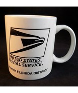COFFEE MUG UNITED STATES POSTAL SERVICE White Porcelain North Florida Di... - $29.64 CAD