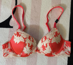 Victoria&#39;s Secret Floral Lace Very Sexy Push Up Bra - 36A - £39.61 GBP