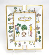 Hermes Change tray Les Jardins du Roy white Ashtray Vide poche tableware 0176 - £289.07 GBP