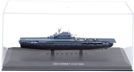 Aircraft Carrier USS Hornet CV-8 Display Case 1/1250 Scale Diecast Model - £35.03 GBP