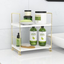 2-Tier Bathroom Countertop Organizer Perfume Organizer Makeup Shelf Bedr... - $29.44