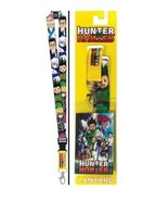 Hunter X Hunter Anime Main Cast Art Images Lanyard with Figure Badge Hol... - £4.74 GBP