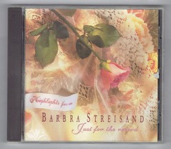 Barbra Streisand Highlights From Just For The Record Music CD 1992 - £7.79 GBP