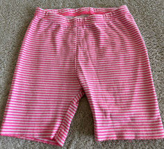 Carters Girls Hot Pink White Striped Snug Fit Pajama Shorts 2T - £3.15 GBP