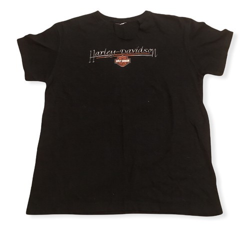 2001 Gover Harley Davidson Piqua, Ohio Womens T-Shirt - $9.42