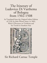 The Itinerary Of Ludovico Di Varthema Of Bologna From 1502 To 1508 - £19.57 GBP