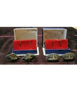 2 Pair of Vintage SIAM Sterling Cufflinks Very Nice - $75.00