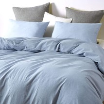 3 pieces duvet cover set clearance sale- Blue California King size (sku:s22) - £19.57 GBP