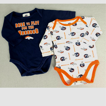 NFL Team Broncos One-Piece Shirts Denver 0-3 months Snap Closure Denver ... - £10.10 GBP