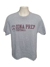 Iona College Prep Football Adult Medium Gray TShirt - £14.24 GBP