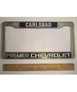LICENSE PLATE Plastic Car Tag Frame CARLSBAD PREMIER CHEVROLET Dealer 14E - £9.94 GBP