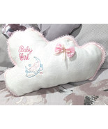 Cloud Shaped Cushion Filled Embroided Pillows Newborn Toddlers Baby&#39;s Bo... - £18.03 GBP