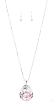 Paparazzi Spun Sparkle Pink Necklace - New - £3.59 GBP