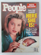 Magazine People 1989 June 19 Lisa Marie Presley Elizabeth Taylor Bill Wyman - £31.45 GBP