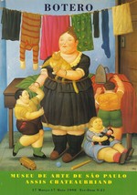 FERNANDO BOTERO The Widow 38.5&quot; x 27&quot; Offset Lithograph 1998 Contemporary - $136.62