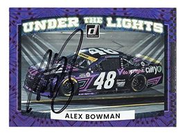 Autographed Alex Bowman 2022 Donruss Racing Under The Lights (#48 Ally Car) Rare - £28.16 GBP