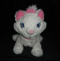 11&quot; Disney Store Marie Aristocats White Kitty Cat Stuffed Animal Plush Toy Pink - £9.09 GBP