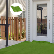 9.8x3.3ft Artificial Grass Turf Fake Mat Lawn Synthetic Backed Drainage Hole - £72.52 GBP