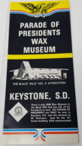 Parade of Presidents Brochure 1976 Keystone South Dakota Photos Map - £11.91 GBP