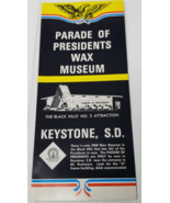 Parade of Presidents Brochure 1976 Keystone South Dakota Photos Map - £11.86 GBP