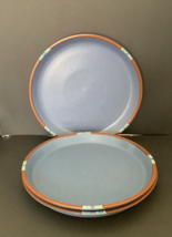 DANSK Blue Mesa Set Of 3 Dinner Plates 10-1/2&quot; - £51.23 GBP